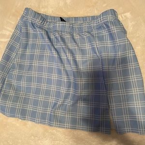 Shein plaid skirt